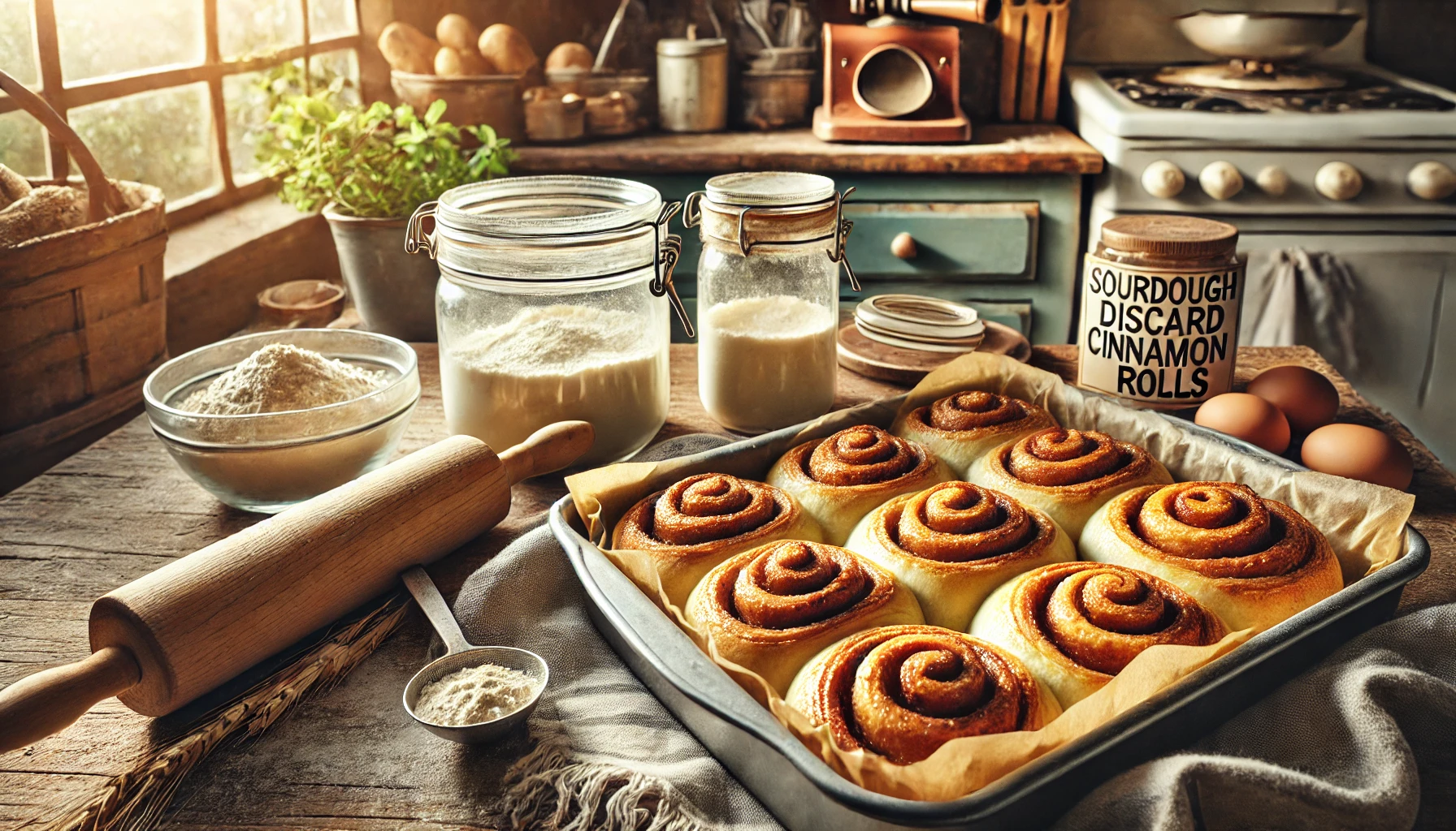 Sourdough Discard Cinnamon Rolls